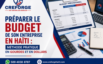 Préparer le budget de son entreprise en Haïti : méthode pratique en gourdes et en dollars
